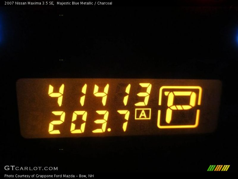 Majestic Blue Metallic / Charcoal 2007 Nissan Maxima 3.5 SE