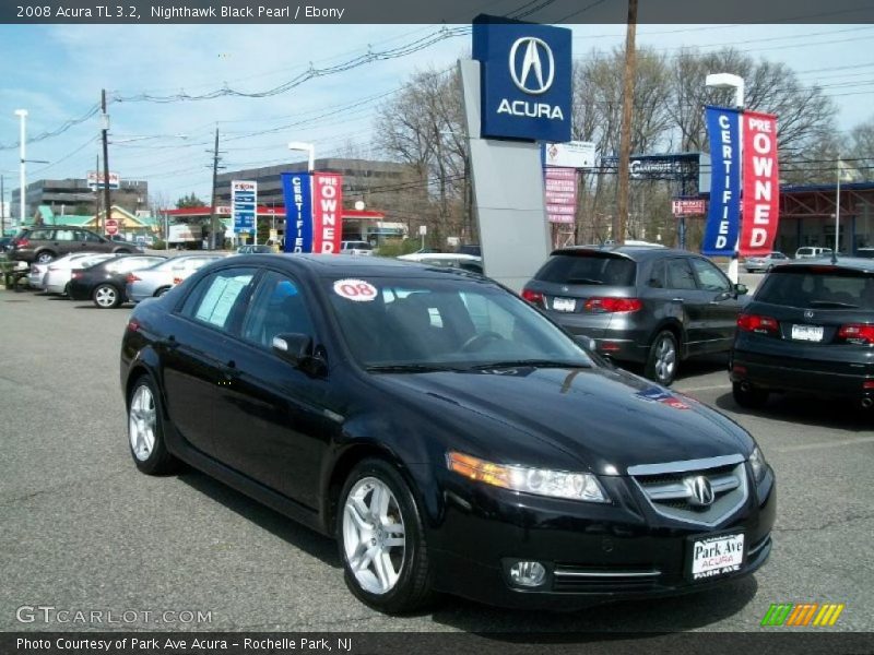 Nighthawk Black Pearl / Ebony 2008 Acura TL 3.2