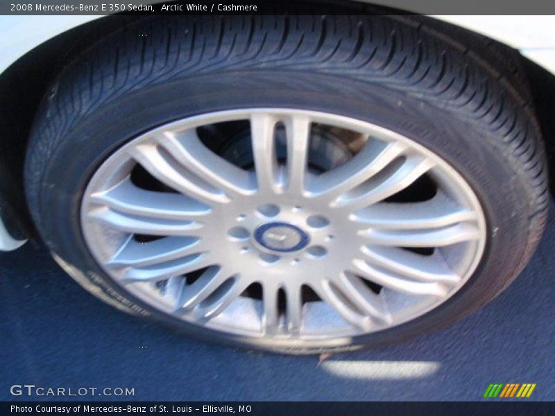 Arctic White / Cashmere 2008 Mercedes-Benz E 350 Sedan