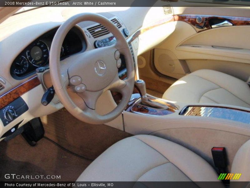 Arctic White / Cashmere 2008 Mercedes-Benz E 350 Sedan