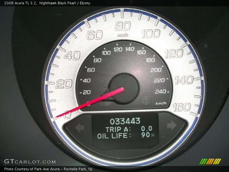 Nighthawk Black Pearl / Ebony 2008 Acura TL 3.2