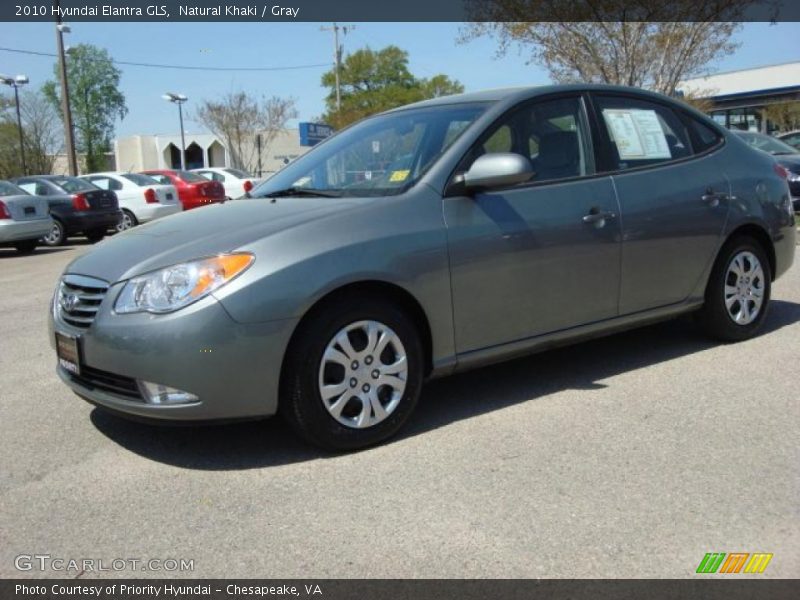 Natural Khaki / Gray 2010 Hyundai Elantra GLS