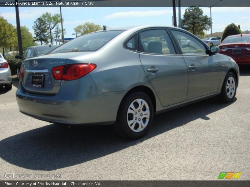 Natural Khaki / Gray 2010 Hyundai Elantra GLS