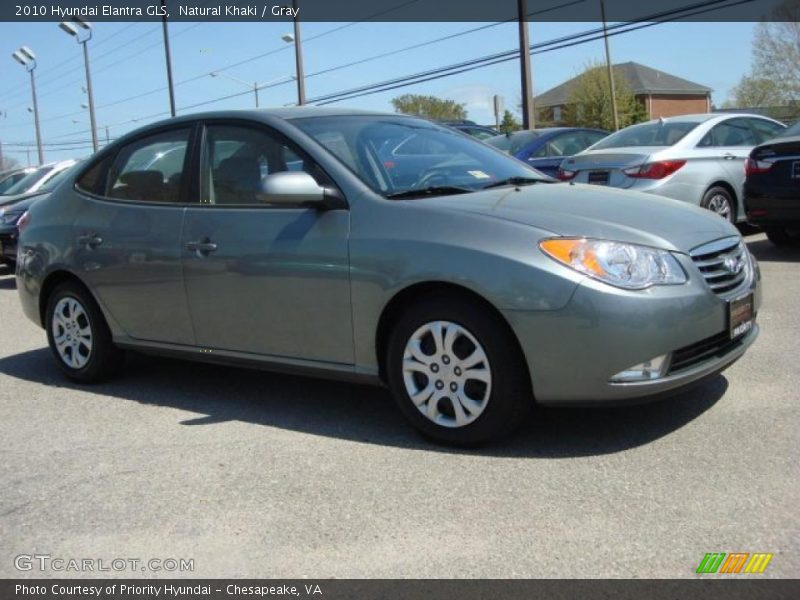 Natural Khaki / Gray 2010 Hyundai Elantra GLS