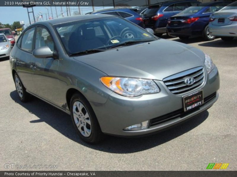 Natural Khaki / Gray 2010 Hyundai Elantra GLS