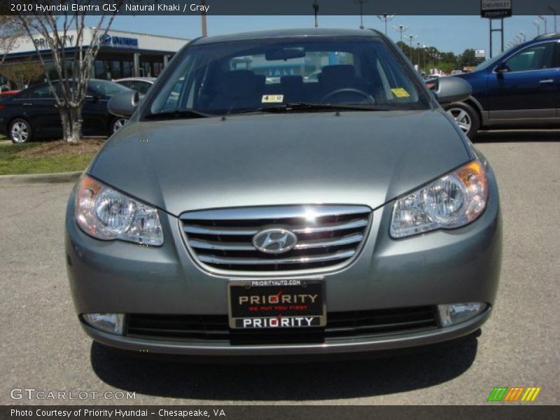 Natural Khaki / Gray 2010 Hyundai Elantra GLS