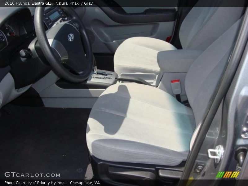 Natural Khaki / Gray 2010 Hyundai Elantra GLS