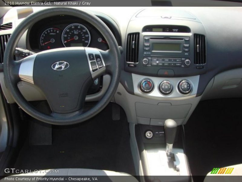 Natural Khaki / Gray 2010 Hyundai Elantra GLS