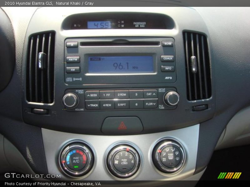 Natural Khaki / Gray 2010 Hyundai Elantra GLS