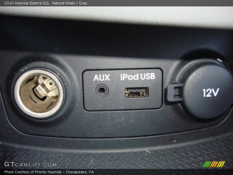 Natural Khaki / Gray 2010 Hyundai Elantra GLS