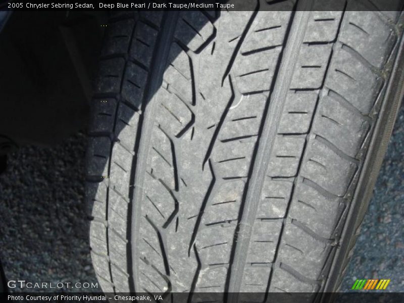Deep Blue Pearl / Dark Taupe/Medium Taupe 2005 Chrysler Sebring Sedan