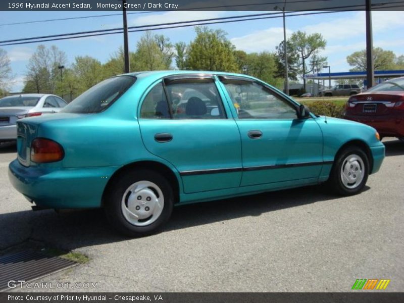  1996 Accent Sedan Montego Green