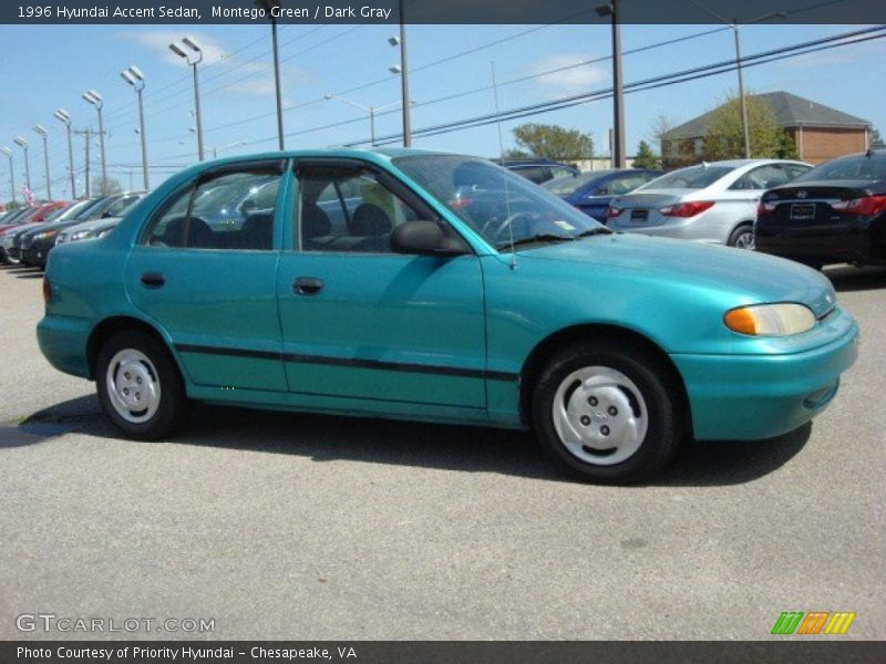  1996 Accent Sedan Montego Green