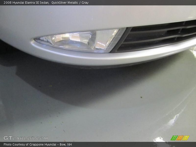 QuickSilver Metallic / Gray 2008 Hyundai Elantra SE Sedan