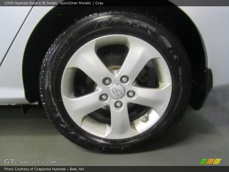 QuickSilver Metallic / Gray 2008 Hyundai Elantra SE Sedan