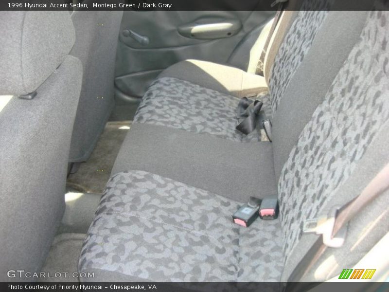 1996 Accent Sedan Dark Gray Interior