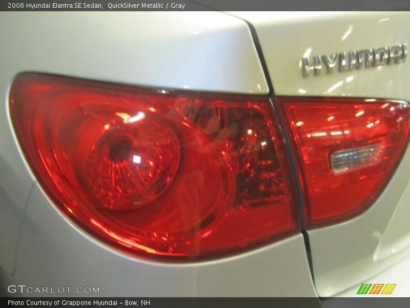 QuickSilver Metallic / Gray 2008 Hyundai Elantra SE Sedan