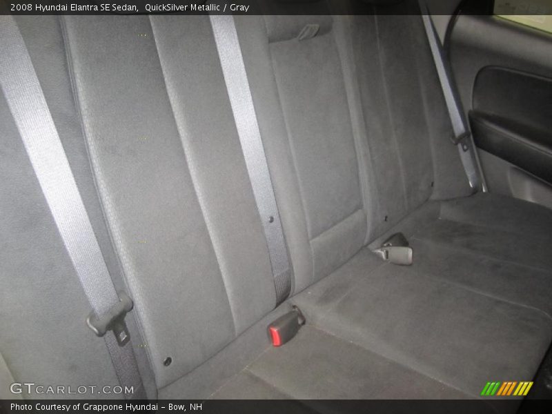 QuickSilver Metallic / Gray 2008 Hyundai Elantra SE Sedan