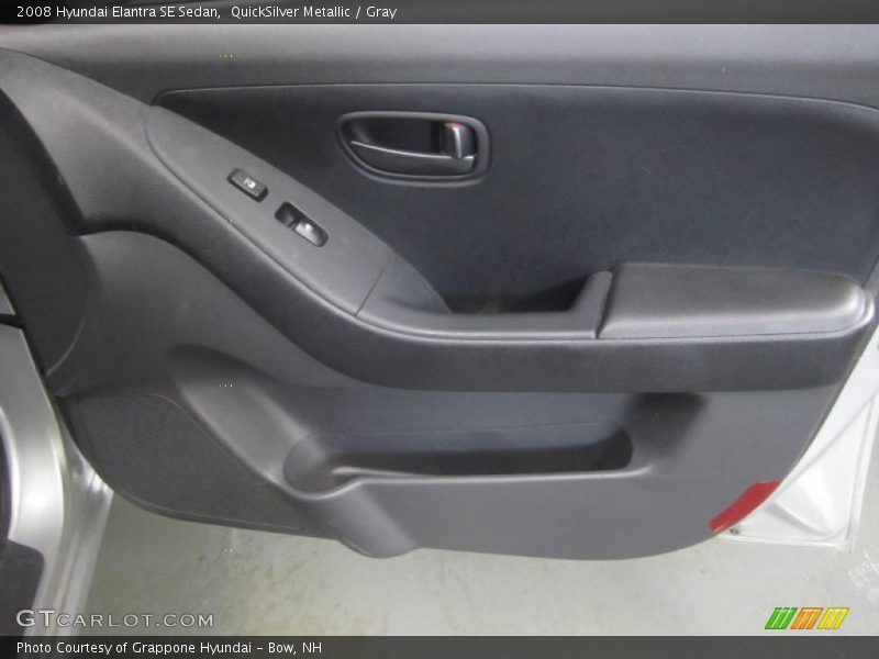 QuickSilver Metallic / Gray 2008 Hyundai Elantra SE Sedan