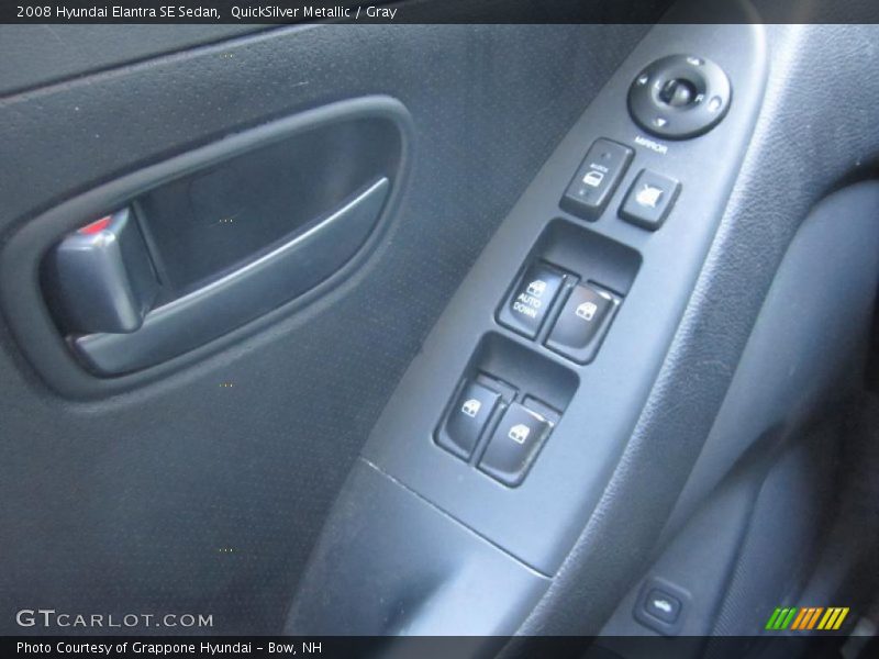 QuickSilver Metallic / Gray 2008 Hyundai Elantra SE Sedan
