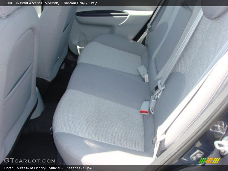 Charcoal Gray / Gray 2008 Hyundai Accent GLS Sedan