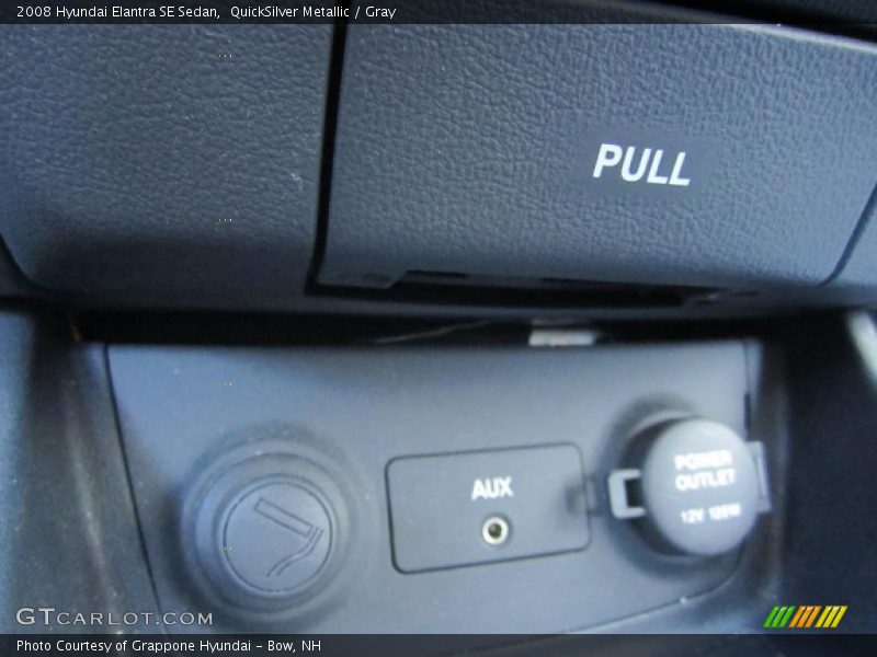 QuickSilver Metallic / Gray 2008 Hyundai Elantra SE Sedan