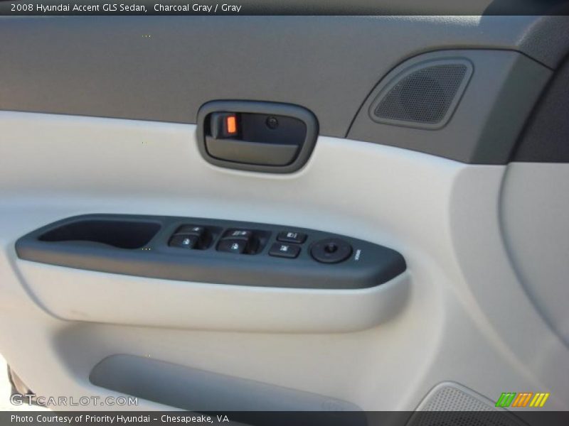 Charcoal Gray / Gray 2008 Hyundai Accent GLS Sedan