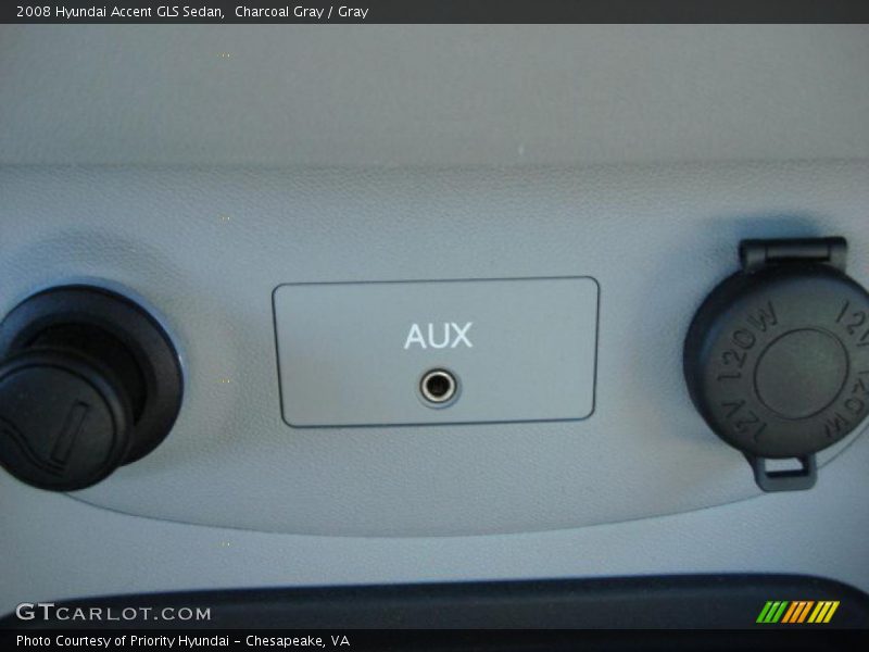 Charcoal Gray / Gray 2008 Hyundai Accent GLS Sedan