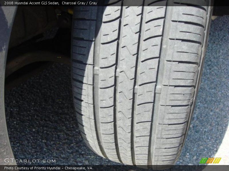 Charcoal Gray / Gray 2008 Hyundai Accent GLS Sedan