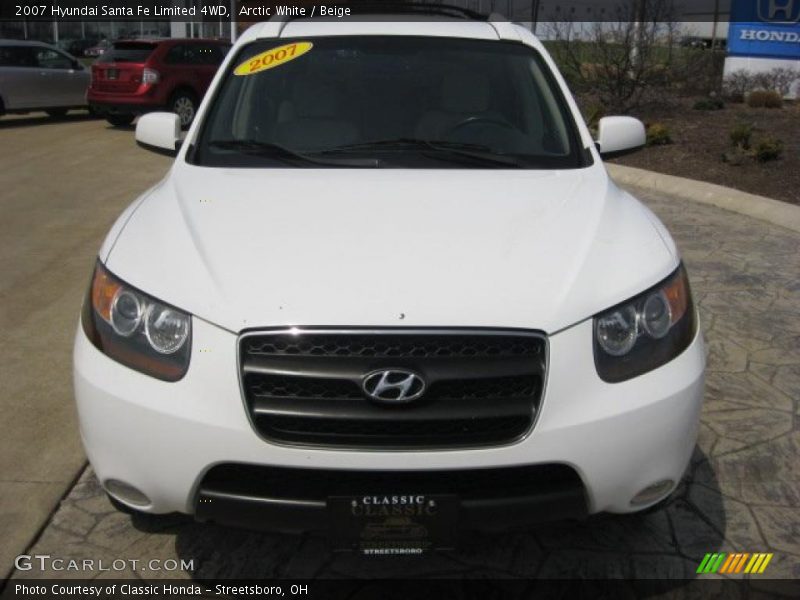 Arctic White / Beige 2007 Hyundai Santa Fe Limited 4WD
