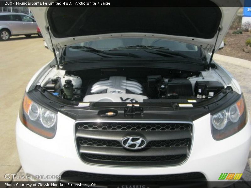 Arctic White / Beige 2007 Hyundai Santa Fe Limited 4WD