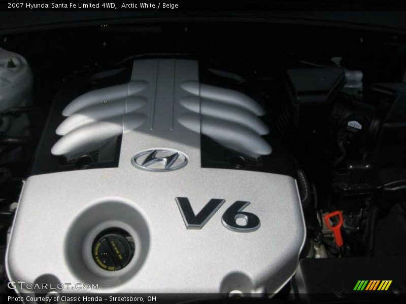 Arctic White / Beige 2007 Hyundai Santa Fe Limited 4WD