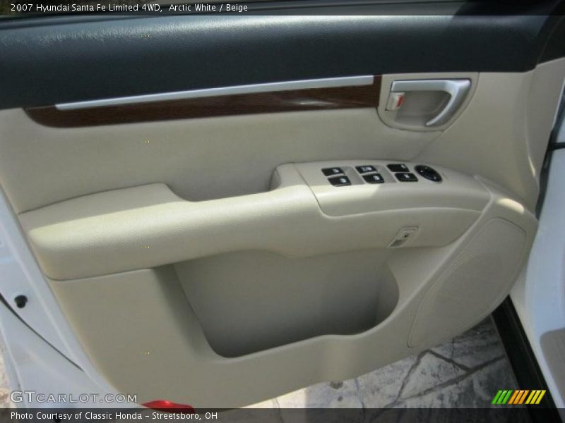 Arctic White / Beige 2007 Hyundai Santa Fe Limited 4WD