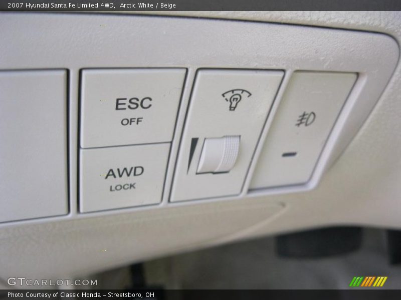 Arctic White / Beige 2007 Hyundai Santa Fe Limited 4WD