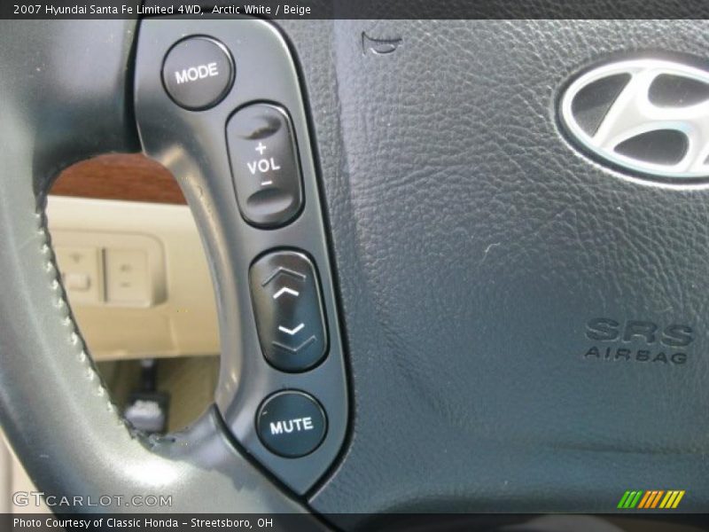 Arctic White / Beige 2007 Hyundai Santa Fe Limited 4WD