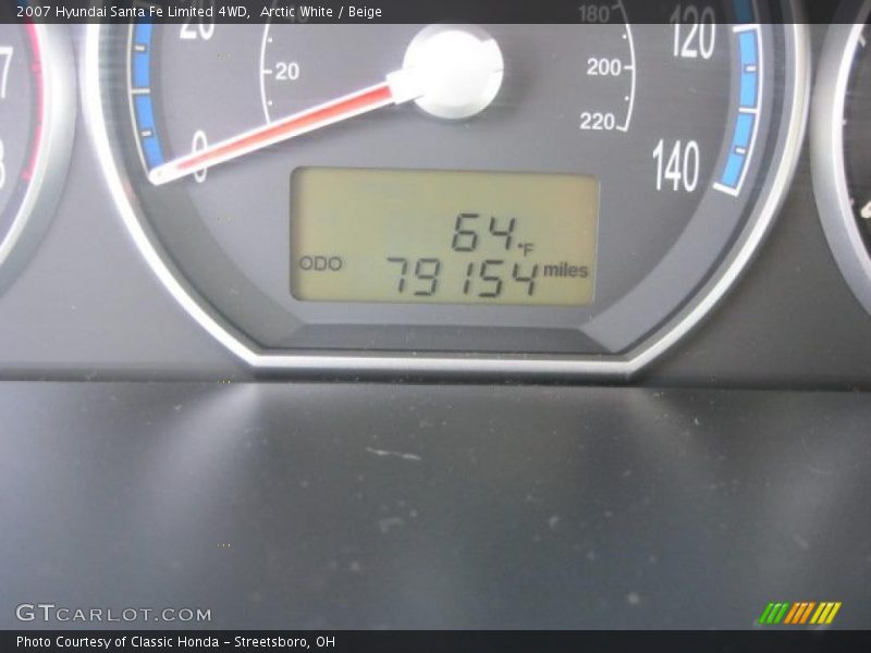 Arctic White / Beige 2007 Hyundai Santa Fe Limited 4WD