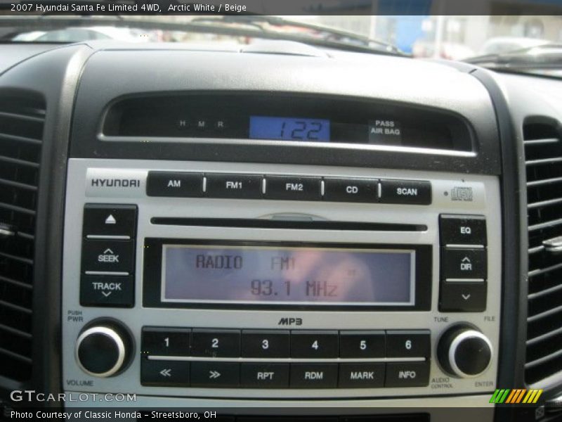 Arctic White / Beige 2007 Hyundai Santa Fe Limited 4WD