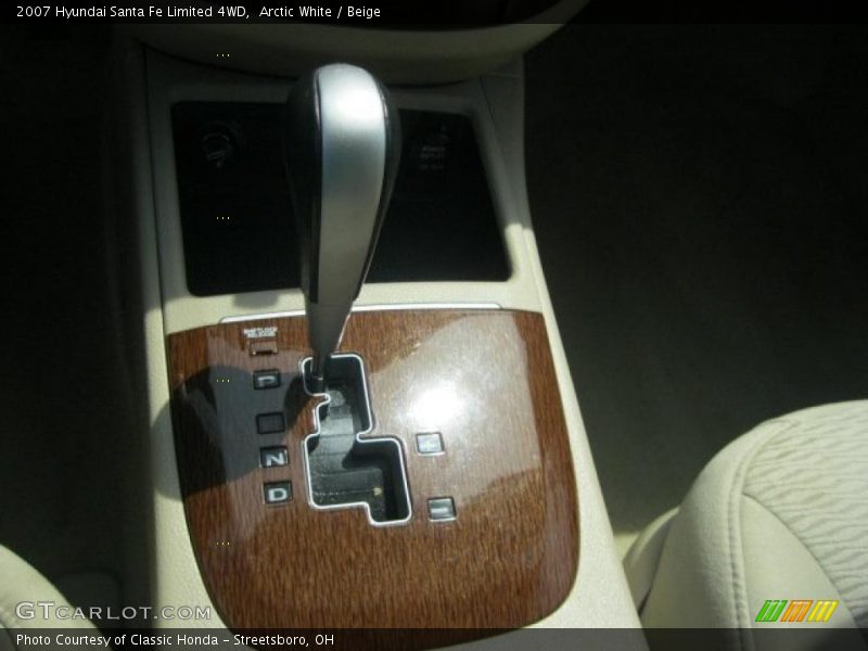 Arctic White / Beige 2007 Hyundai Santa Fe Limited 4WD