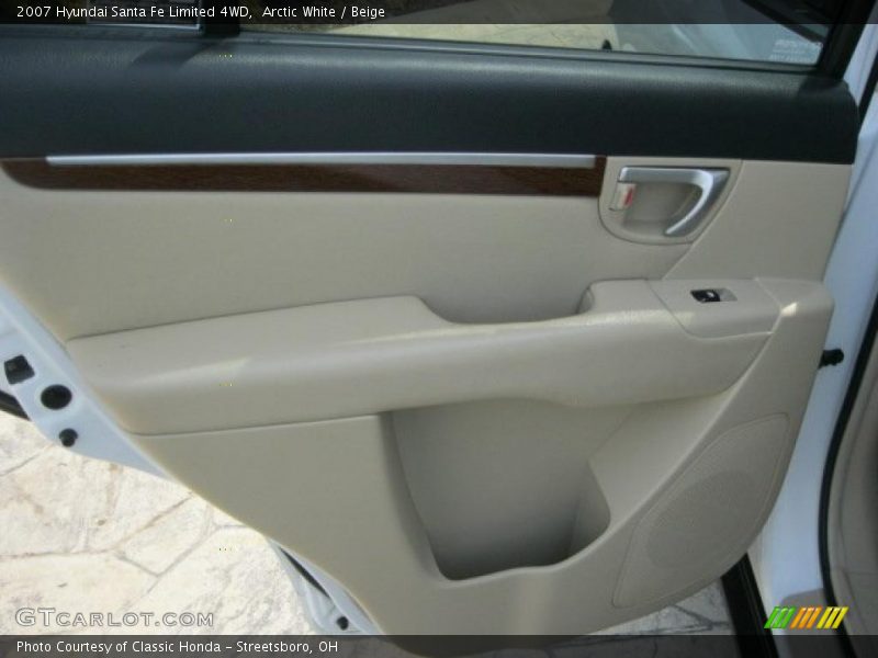 Arctic White / Beige 2007 Hyundai Santa Fe Limited 4WD