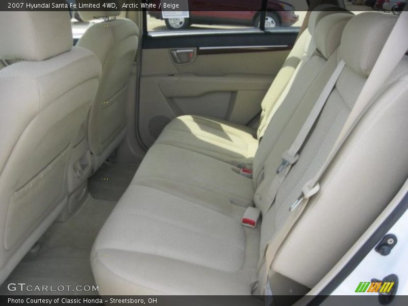 Arctic White / Beige 2007 Hyundai Santa Fe Limited 4WD