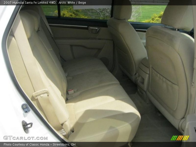Arctic White / Beige 2007 Hyundai Santa Fe Limited 4WD
