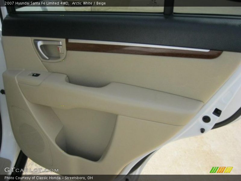 Arctic White / Beige 2007 Hyundai Santa Fe Limited 4WD