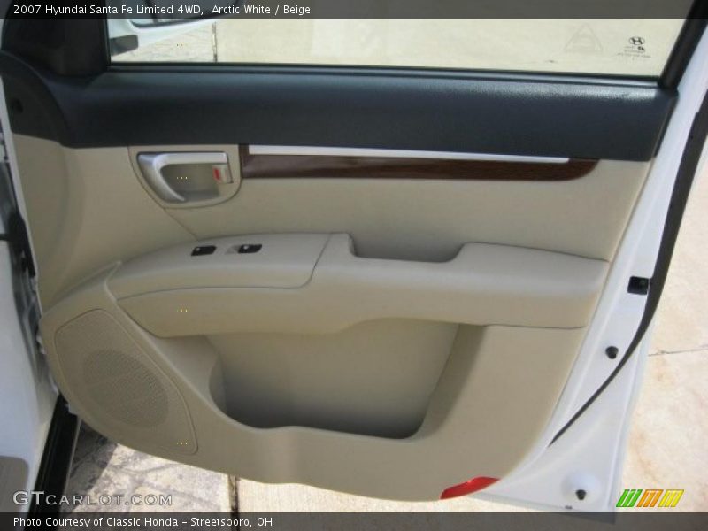 Arctic White / Beige 2007 Hyundai Santa Fe Limited 4WD