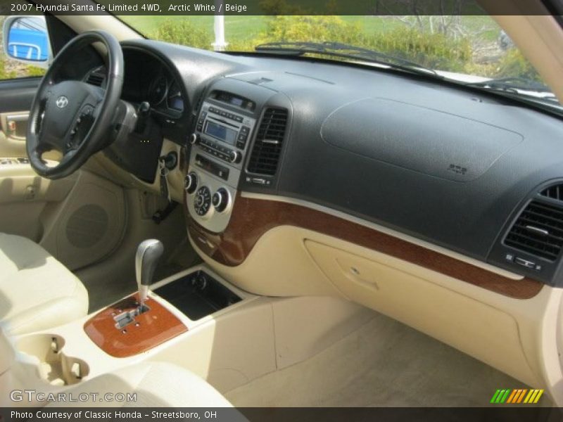 Arctic White / Beige 2007 Hyundai Santa Fe Limited 4WD