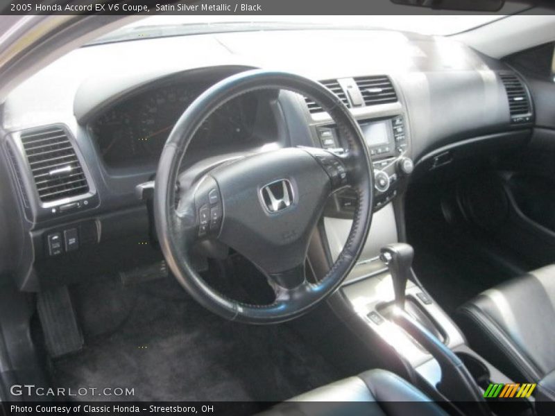 Black Interior - 2005 Accord EX V6 Coupe 