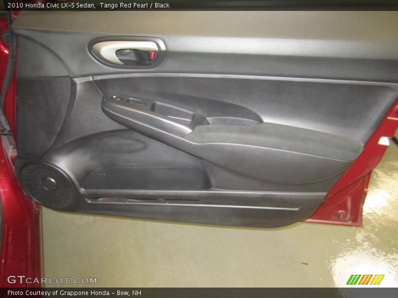 Tango Red Pearl / Black 2010 Honda Civic LX-S Sedan