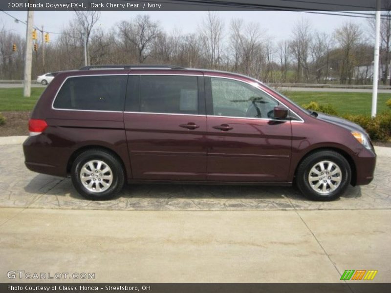 Dark Cherry Pearl / Ivory 2008 Honda Odyssey EX-L