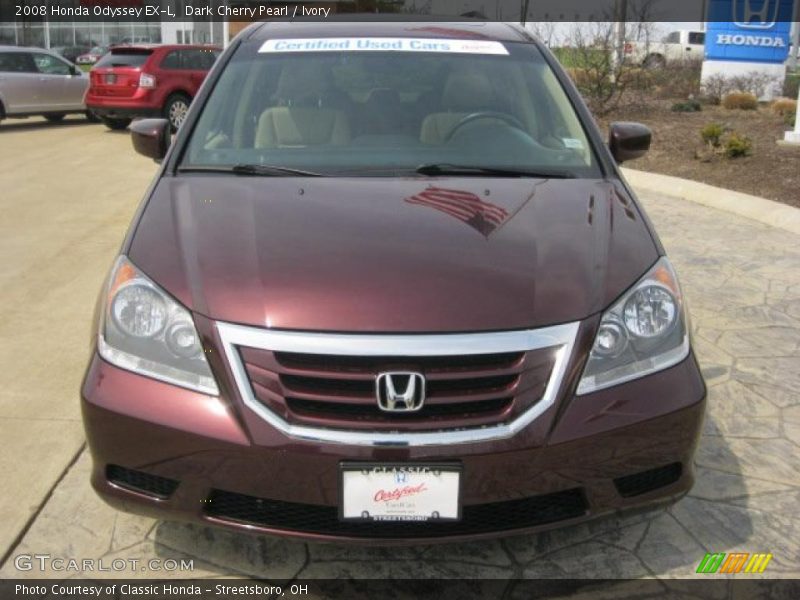 Dark Cherry Pearl / Ivory 2008 Honda Odyssey EX-L