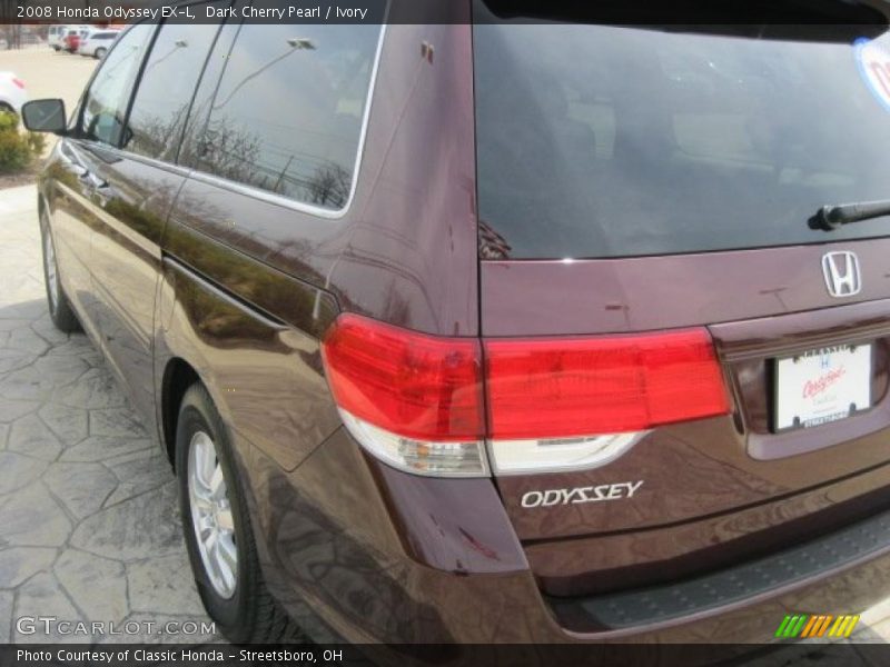 Dark Cherry Pearl / Ivory 2008 Honda Odyssey EX-L