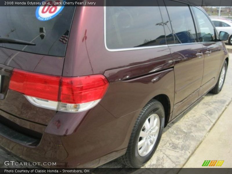 Dark Cherry Pearl / Ivory 2008 Honda Odyssey EX-L